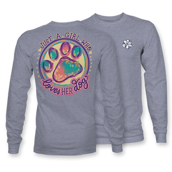 Just a Girl Loves Dog - LONG SLEEVE - 21687